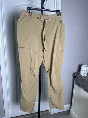 Ziphers Outdoors On The Fly Tan Hiking Cargo Pants Size Large#331